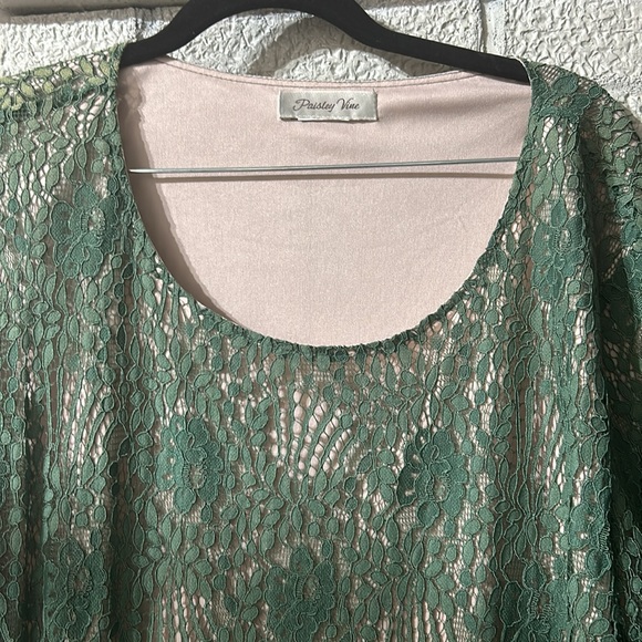 Paisley Vine dress/top 3X - Picture 2 of 4